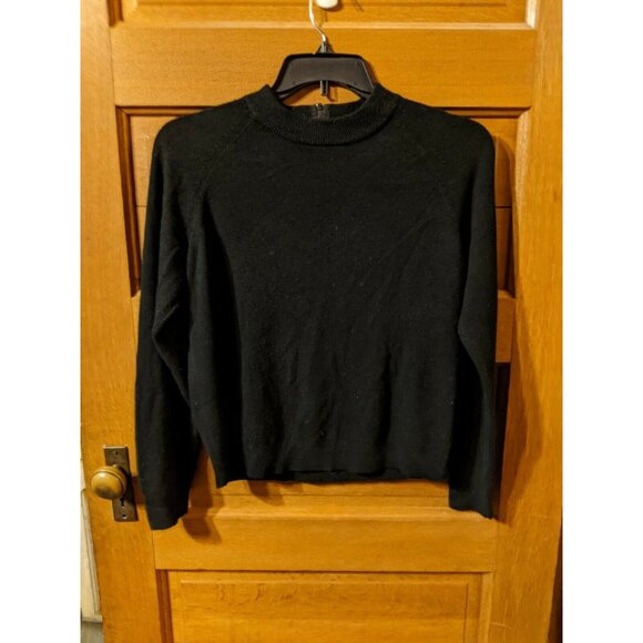 Mercer Street Studio Sweaters - Mercer Street Studio Black Mock Turtleneck Sweater Size L Luxelon